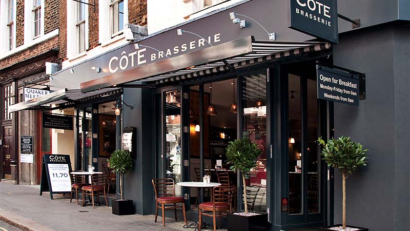 Côte St Martin's Lane i London