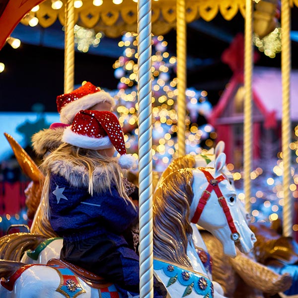 Julekarusell i Tivoli i København