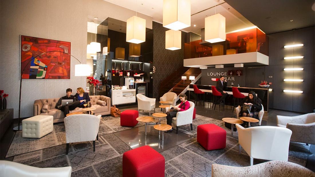 Lounge baren hos Hotel Palazzo Zichy i Budapest