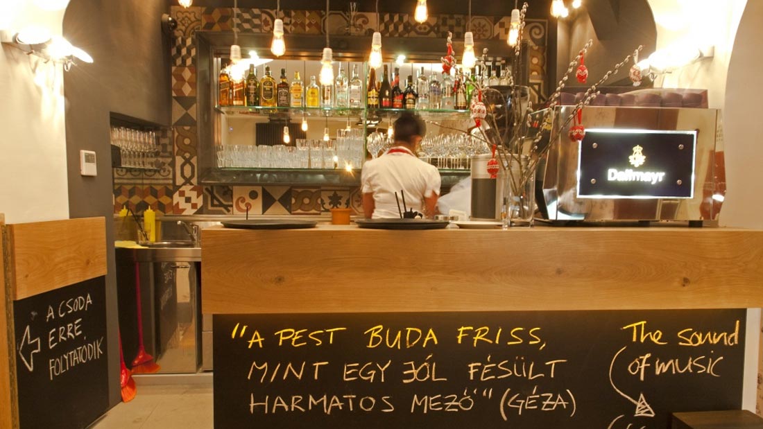 Interiør fra Pest-Buda i Budapest
