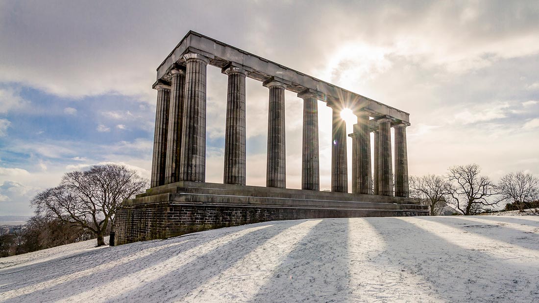 Calton Hill i Edinburgh