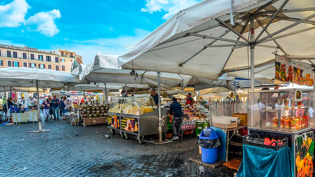 Campo de’ Fiori i Roma