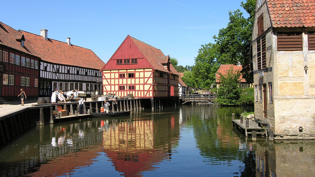 Gammel bebyggelse i Gamle By