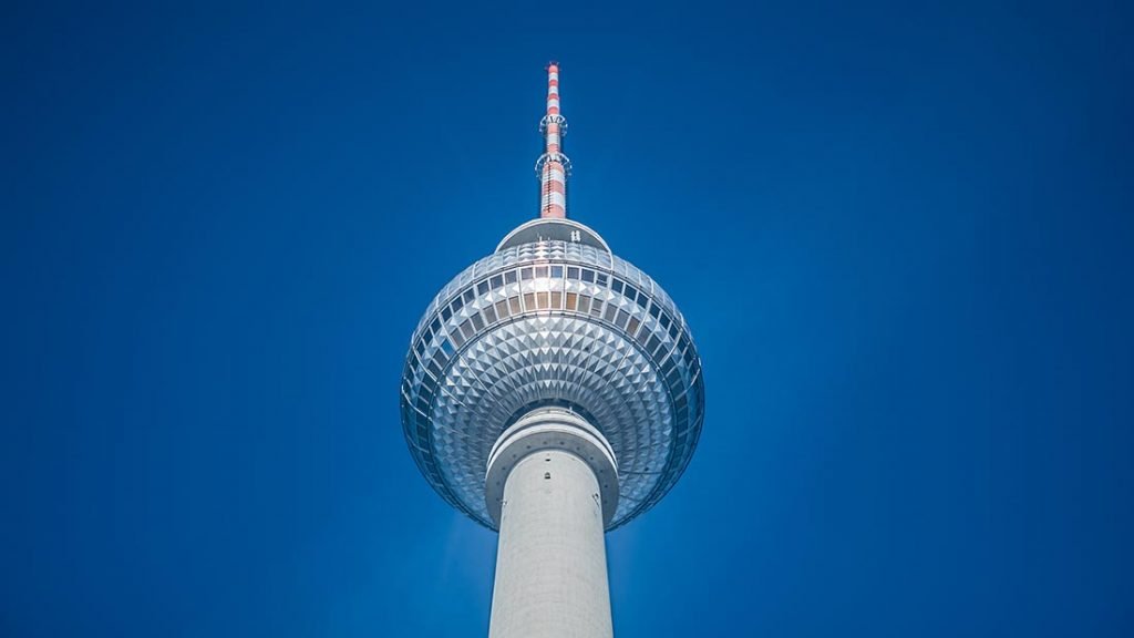 Berliner Fernsehturm i Berlin