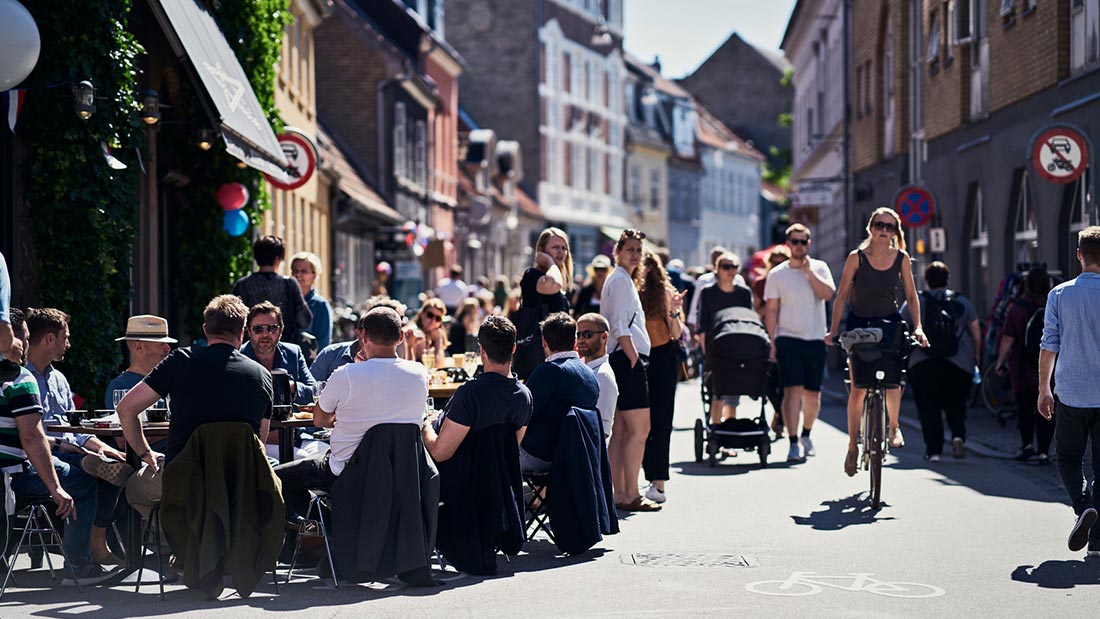 Caféliv i Latinerkvarteret i Århus