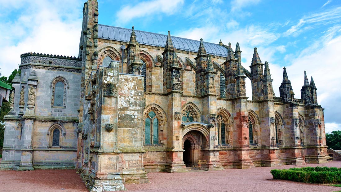 Rosslyn Chapel i Edinburgh