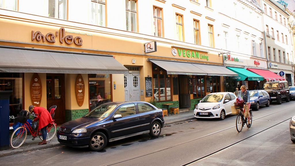 Oranienburger strasse i Berlin