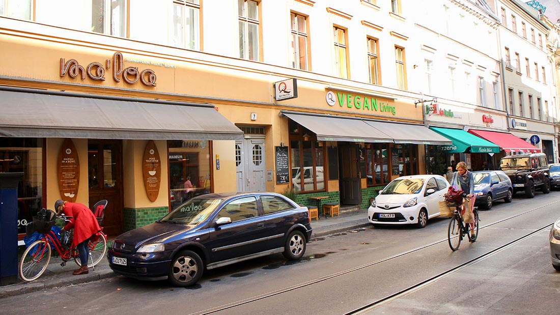 Oranienburger strasse i Berlin