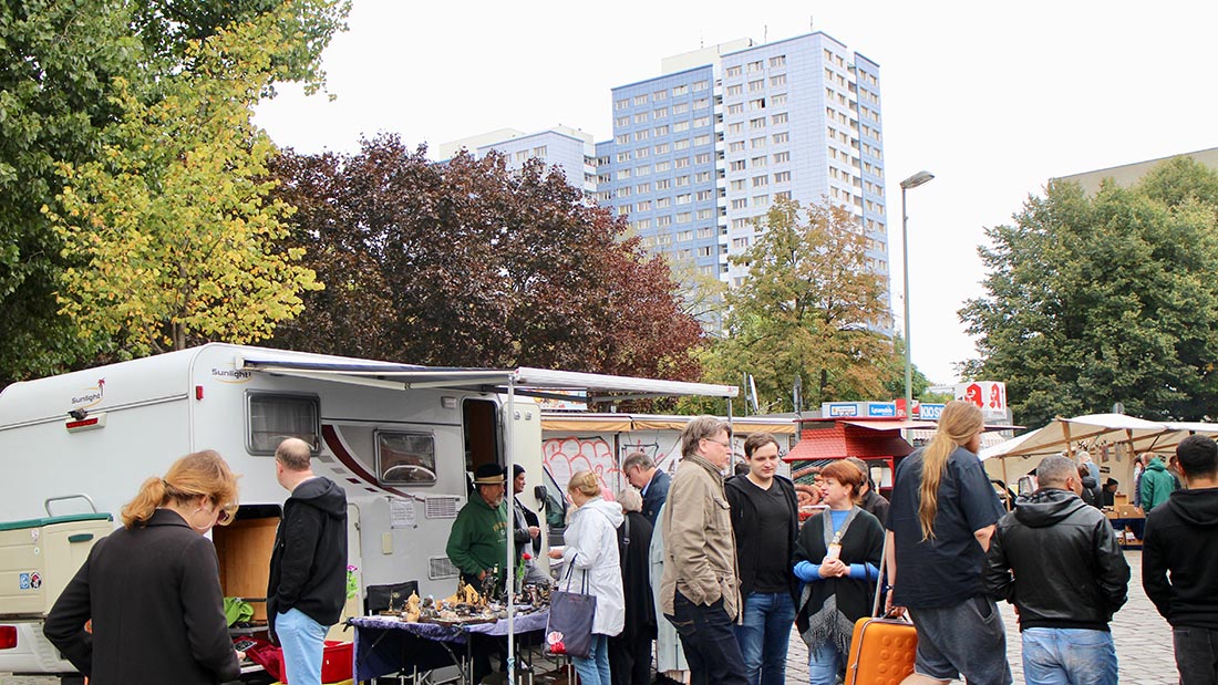 Ostbahnhof markt i Berlin