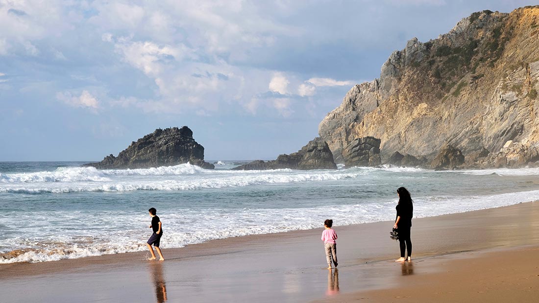 Praia da Adraga ved Sintra