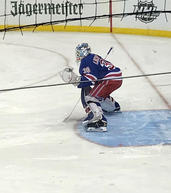 Henrik Lundqvist spiller på New York Rangers