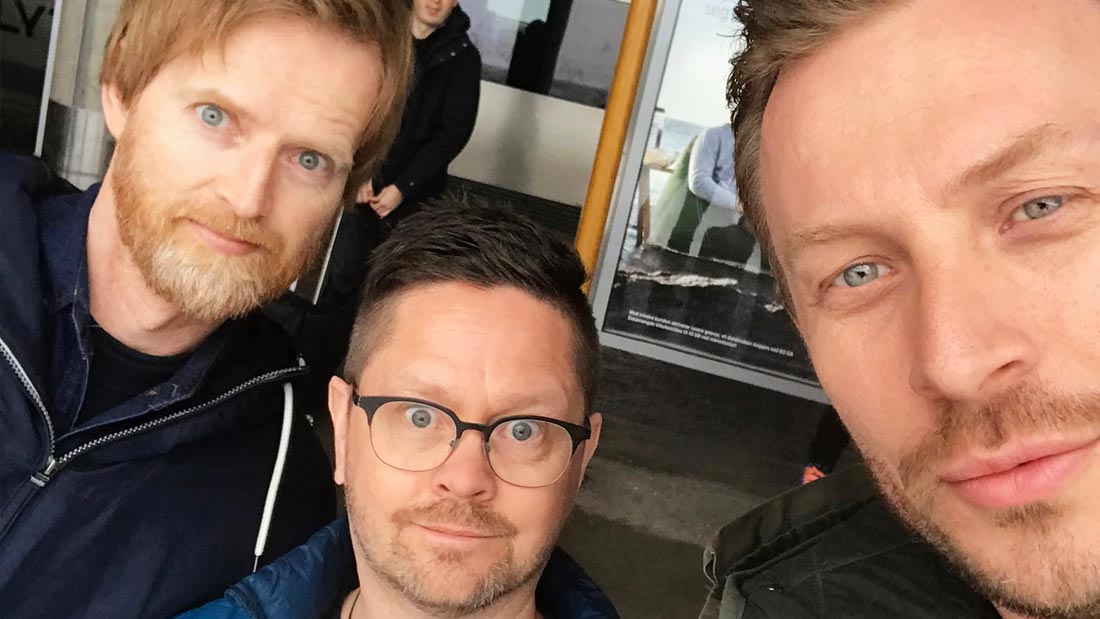 Sveinung, Kent og Magnus fra Opplev Storby