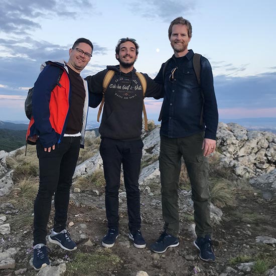 Kent, Jorge og Sveinung i Sintra