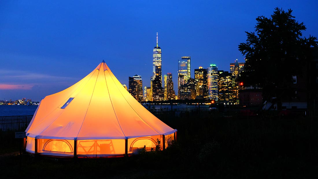 Glamping i New York