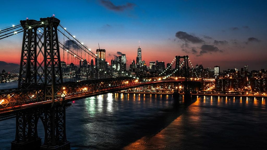 New Yorks ikoniske skyline